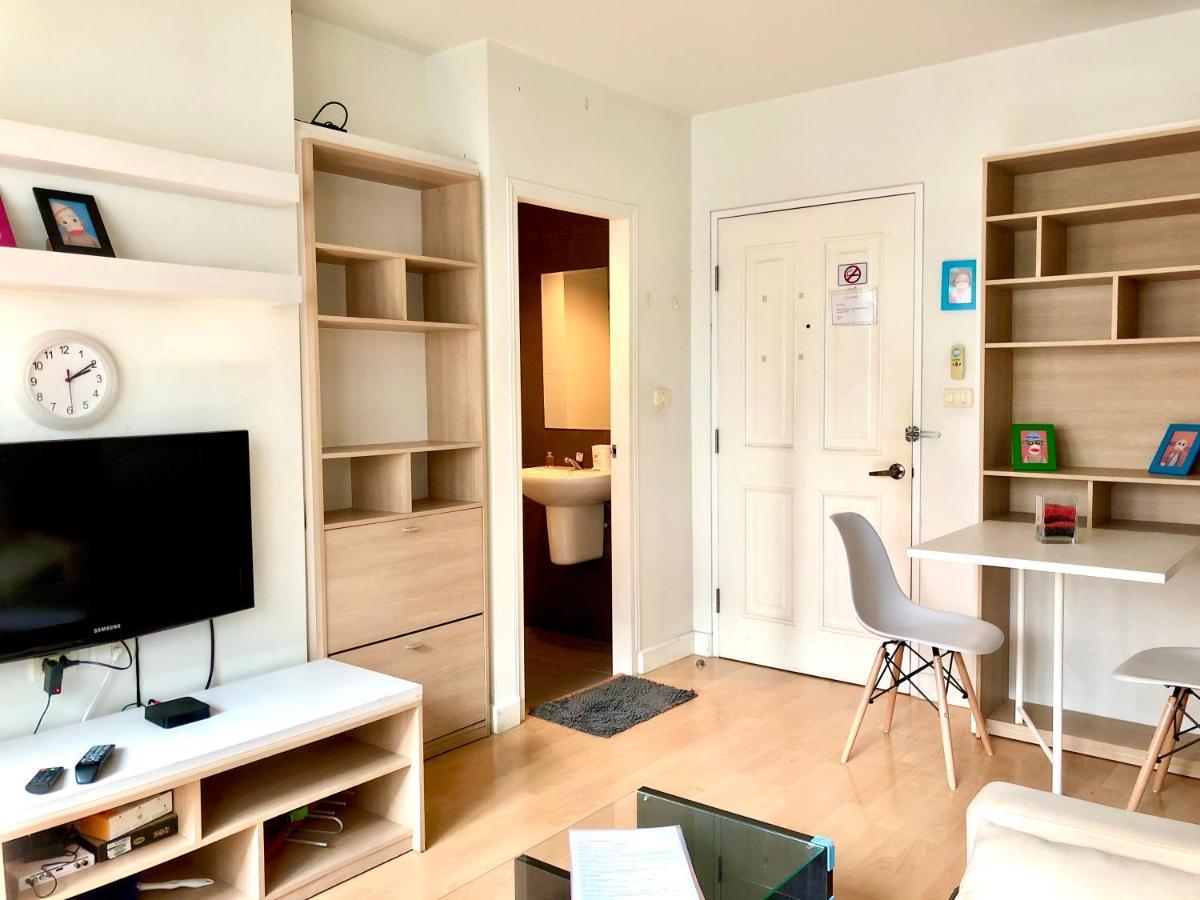 1Br Condo 5 Min To Bts 1000Mbps Fiber Wi-Fi Банкок Екстериор снимка