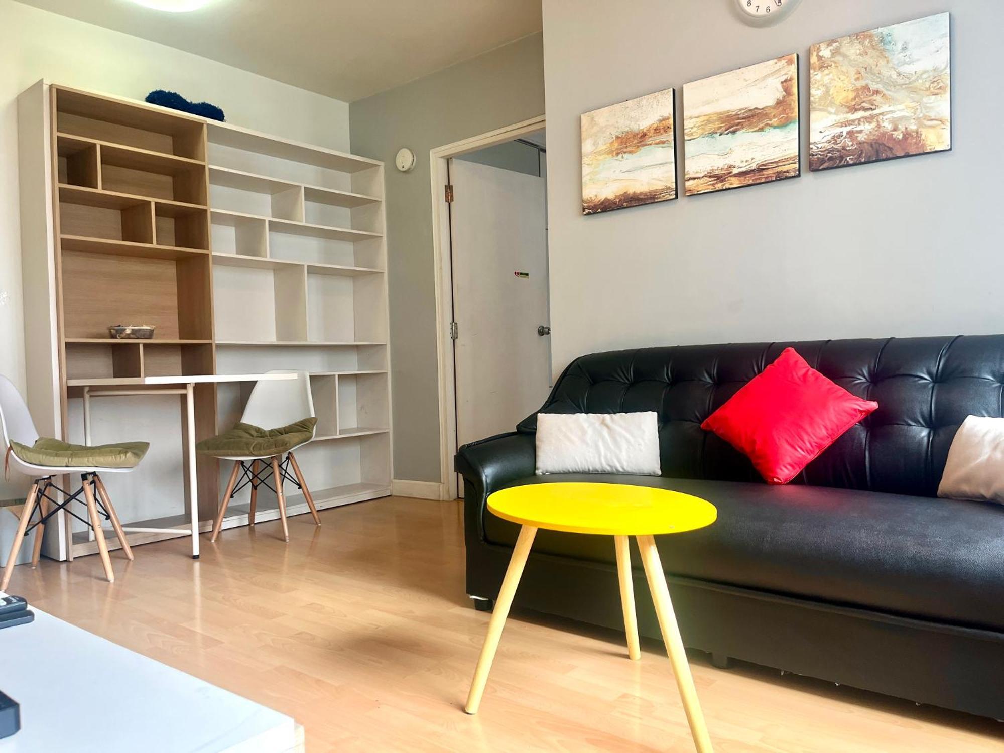 1Br Condo 5 Min To Bts 1000Mbps Fiber Wi-Fi Банкок Екстериор снимка